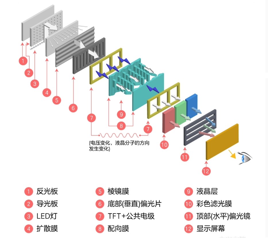 濾光片 LCD液晶顯示器工作原理1